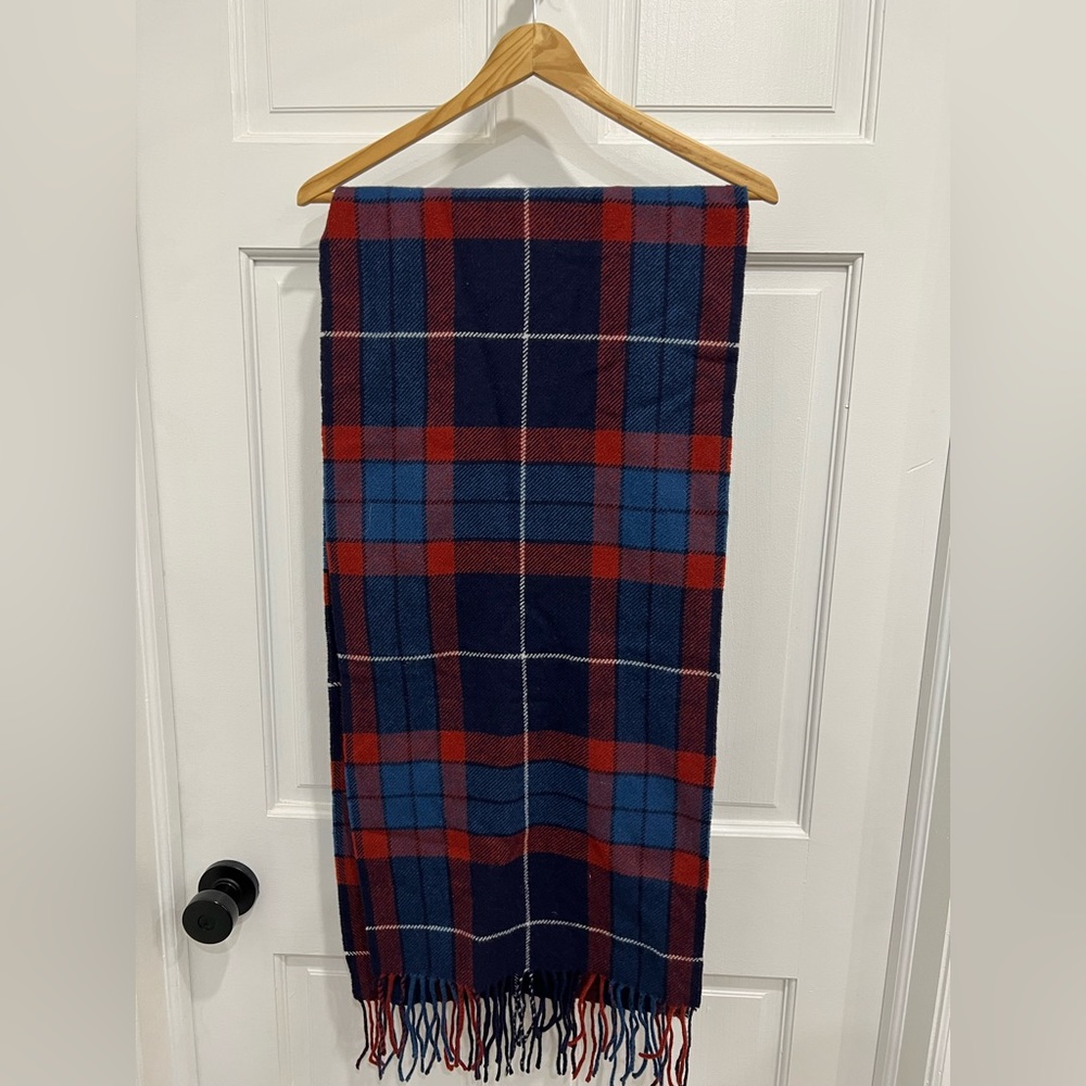 JCrew wool plaid scarf